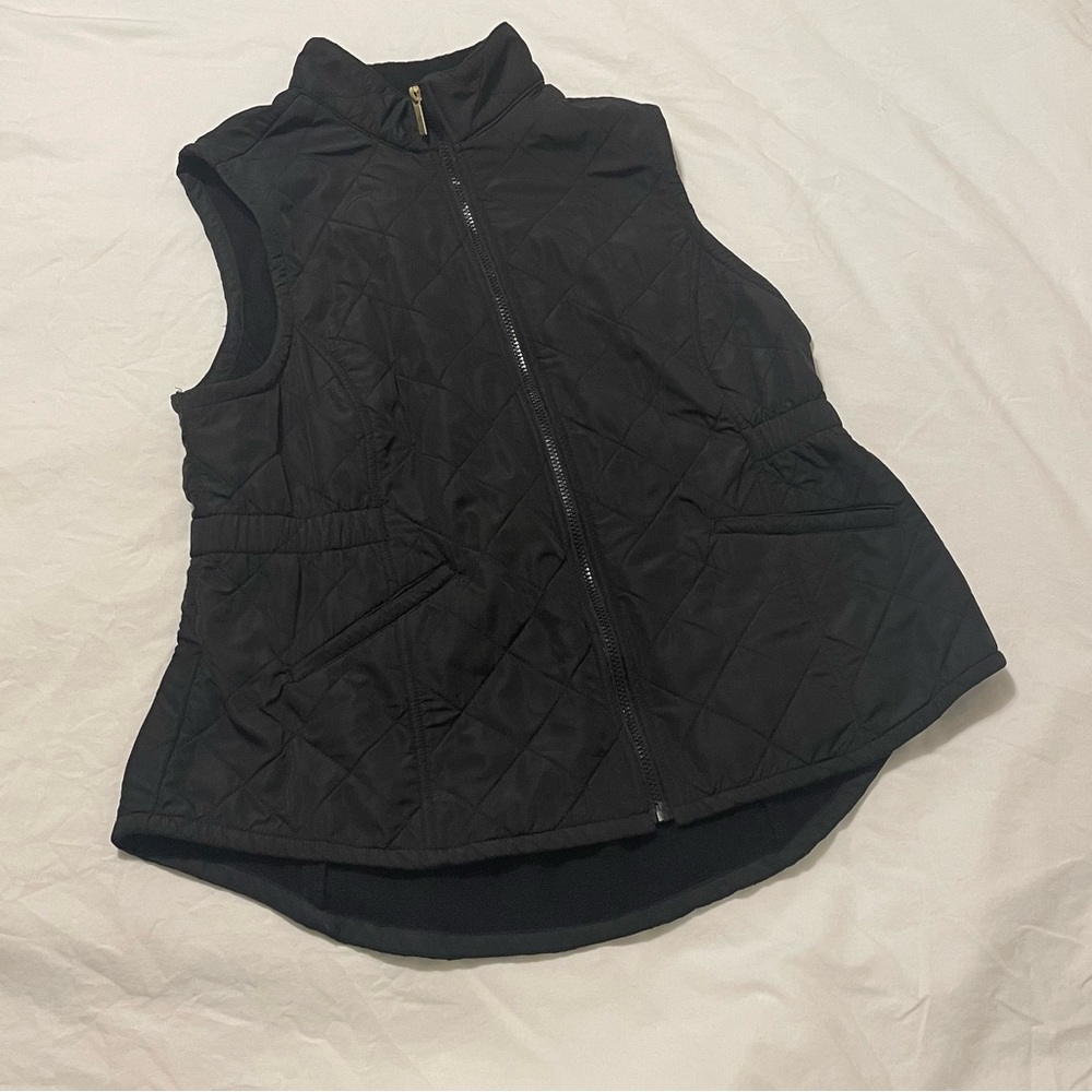 Ladies L black vest